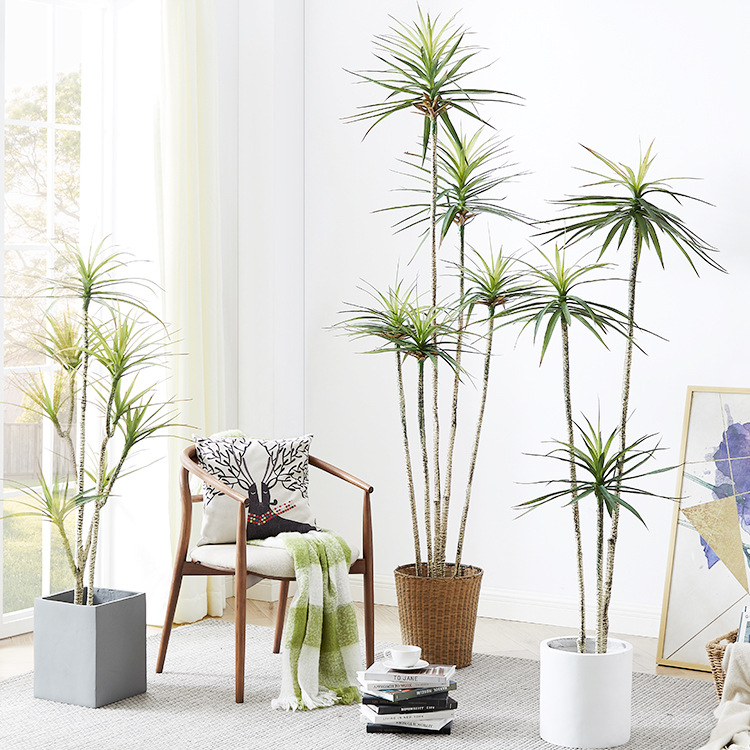 Plástico artificial en maceta  - Dracaena Marginata reseña y precio